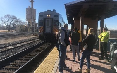 New Mexico Rail Runner Rapid transit in a horse and buggy state