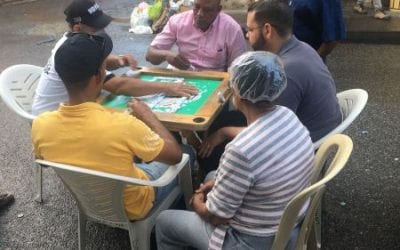 Dominos Street games in Santo Domingo