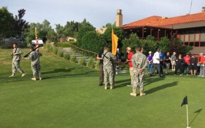 Playing the National Anthem LifeQuest Fundraiser Golf Tournament, Tanoan C.C., Albuquerque, 2019