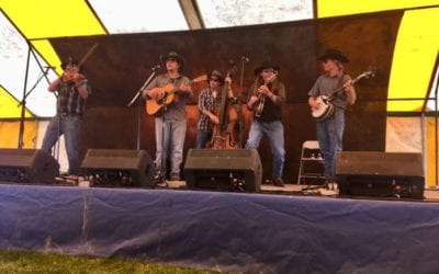 Nothing Fancy On stage at High Mountain Hay Fever Festival