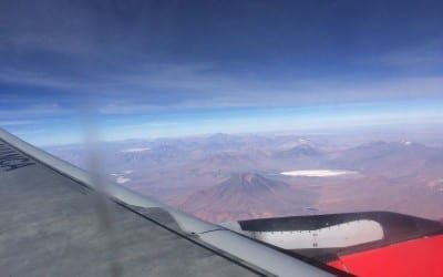 In Transit Flying over the Andes