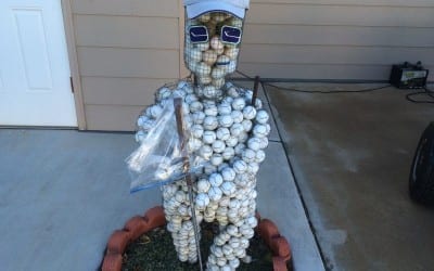 Golf Ball Man/Happy Trails Resort Ushering in a New Year (2015) at an Arizona RV Resort