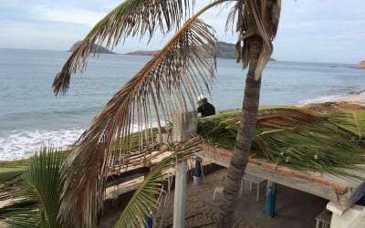 Roofwork Mazatlan Repairing beach palapa