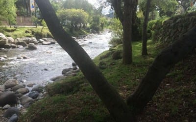 River Watching Rio Tomebamba - Cuenca, Ecuador