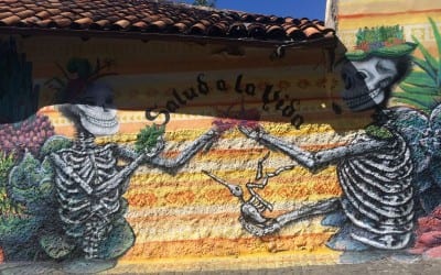 Skeletons on the wall Seems like Mexico again