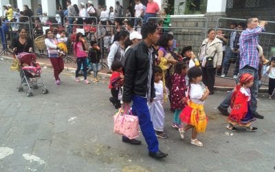 Kids in the Spotlight Dancing in the xmas parade