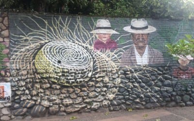 Ecuador Mural for the tourists