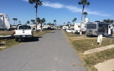 Isla Blanca Park RV's welcome