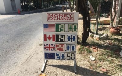 Money Exchange pesos to dollars, dollars to pesos