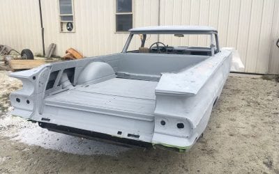 Weston’s 1960 El Camino Going for a paint job